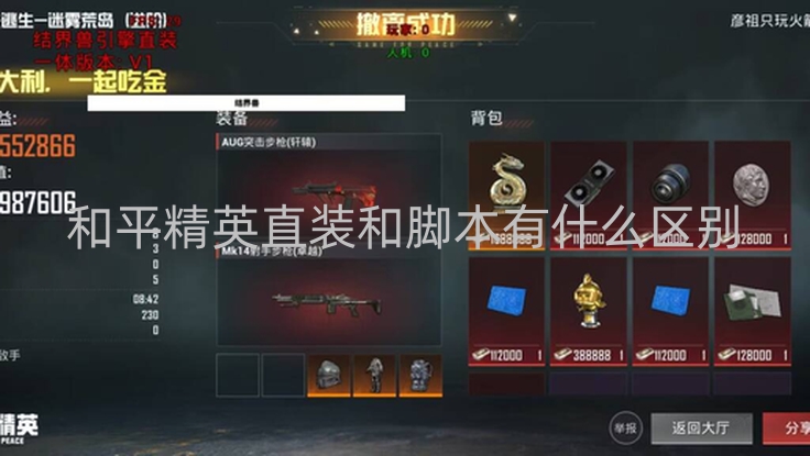 和平精英直装和脚本有什么区别吗...-和平精英中直装与脚本有何别？关乎违规及玩家权益